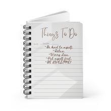 Load image into Gallery viewer, Things to do Journal