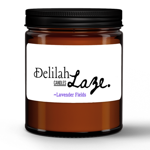 Lavender Fields Scented Candle - Delilah Laze