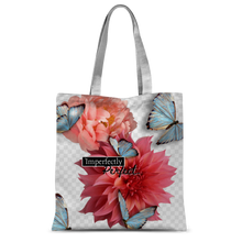 Load image into Gallery viewer, Imperfectly Perfect Classic Sublimation Tote Bag - Delilah Laze
